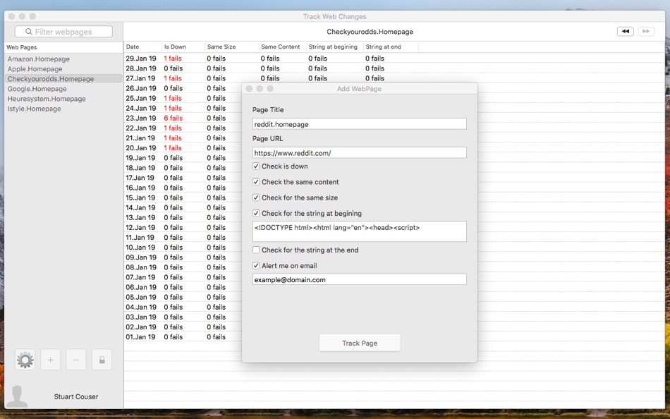 #4. Track Web Changes (macOS) 由: HEURE SYSTEM S.R.L.