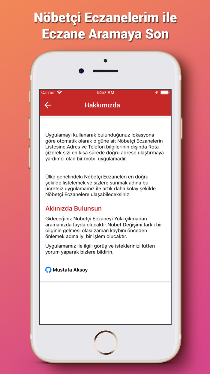 Nöbetçi Eczanelerim
