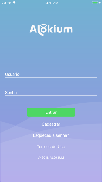Alokium app screenshot