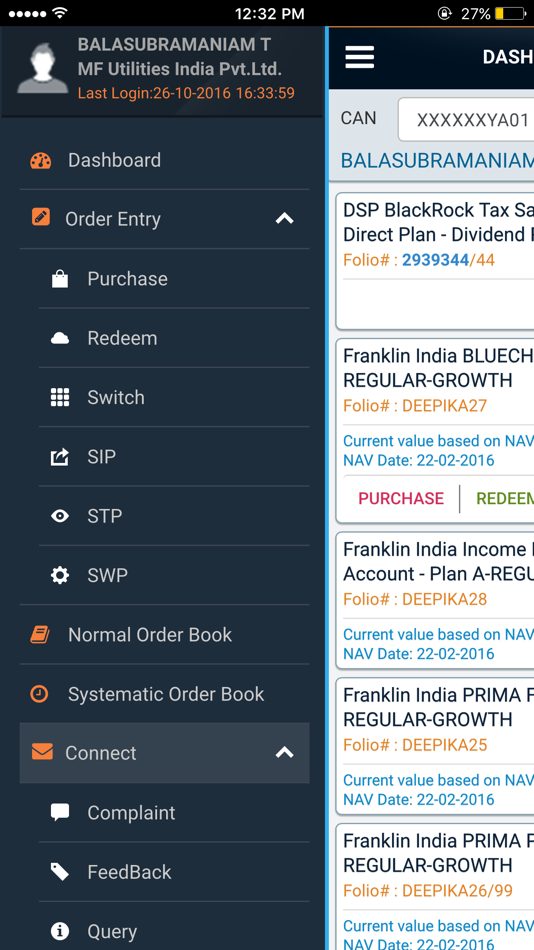 #2. goMF by MF Utilities (iOS) 由: MF UTILITIES INDIA PRIVATE LIMITED
