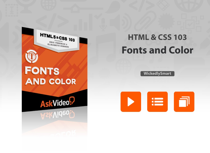 Fonts Course for HTML5 and CSS
