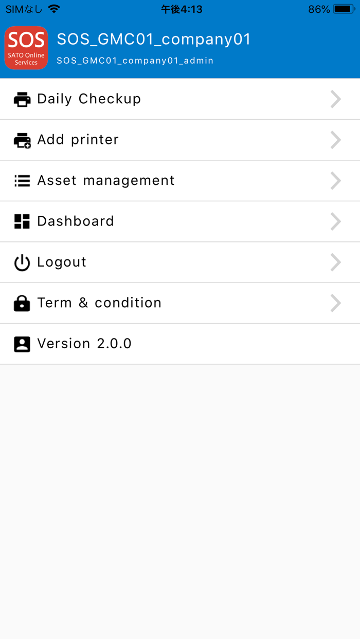 SATO Online Services SOS