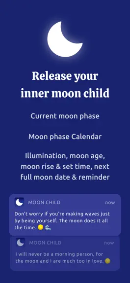 Game screenshot Moon Child: A Moon Data App apk