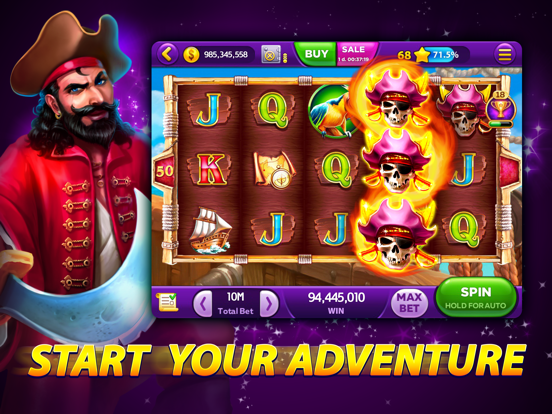 Treasure Slots Adventures iPad screenshot