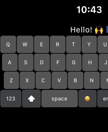 Apple Watch screenshot