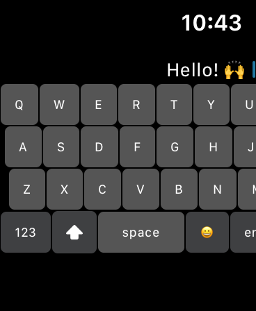 Slideboard Keyboard for Watch screenshot 3