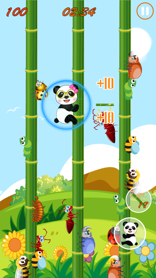 #3. Panda Slide - Attack The Bug (iOS) By: Kiem Nguyen