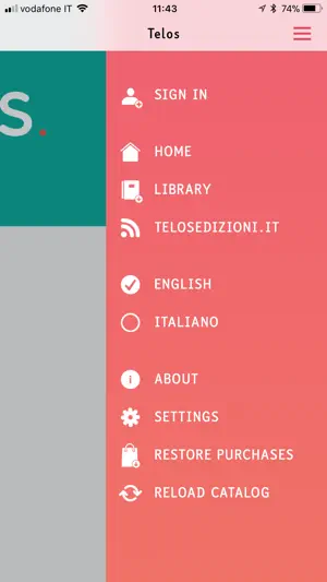 Telos Bookstore screenshot 3