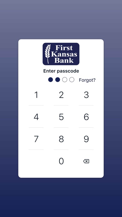 First Kansas Bank Mobile Screenshot