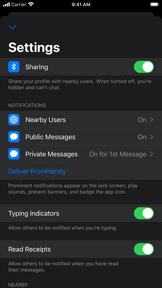 Berkanan Messenger screenshot