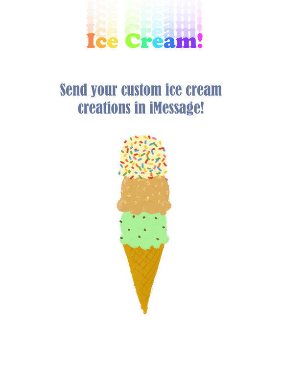 Screenshot #5 pour Ice Cream Cone Stickers!