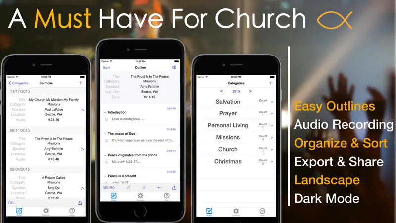 Sermon Notes PRO - Learn Apply screenshot 1 of 6