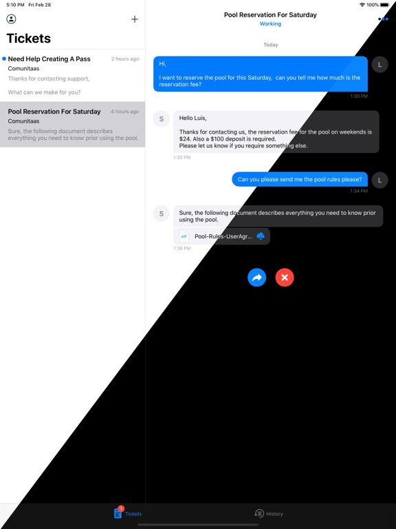 Screenshot #4 pour Tickets - by Comunitaas