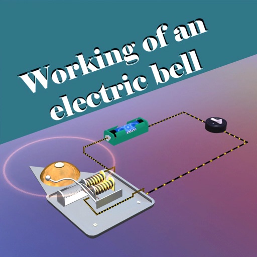 Working of an electric bell icon
