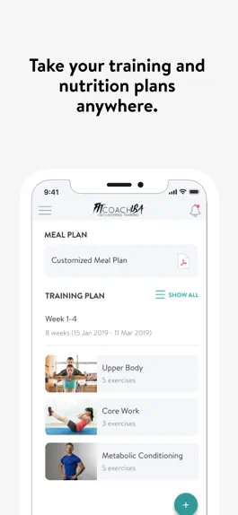 Game screenshot FIT Coach USA apk