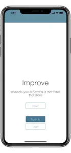 Improve - Create a new Habit screenshot #1 for iPhone