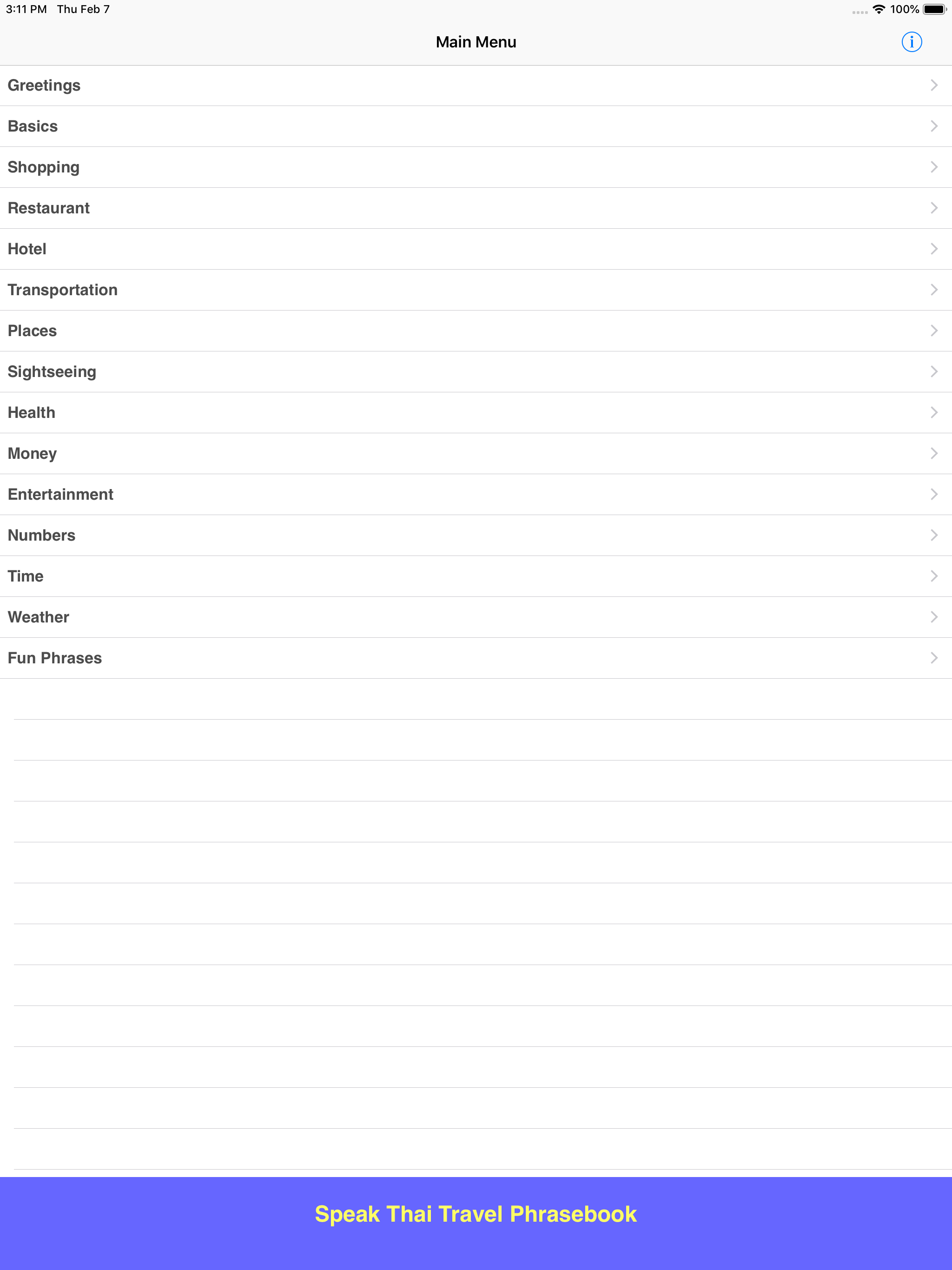 Speak Thai Travel Phrasebook