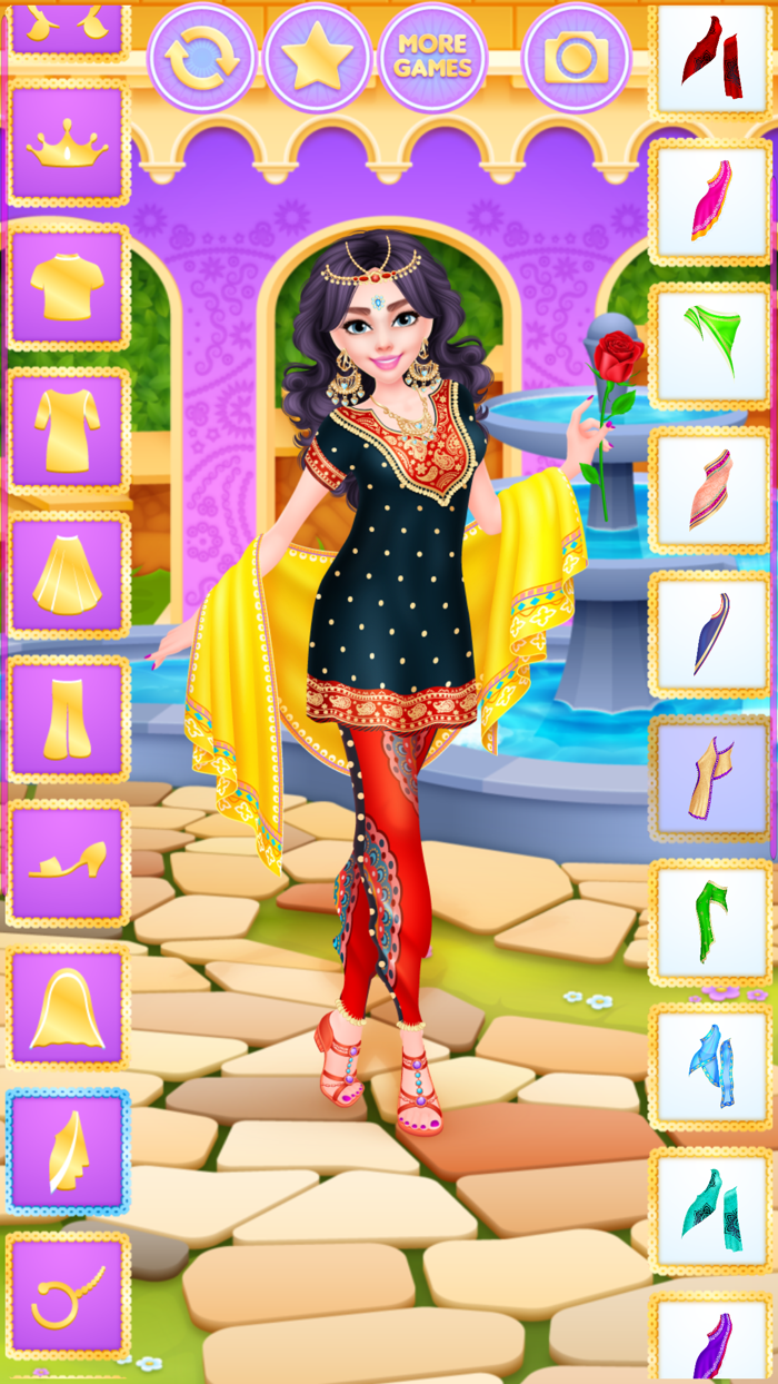 Indian Princess Dress Up Games