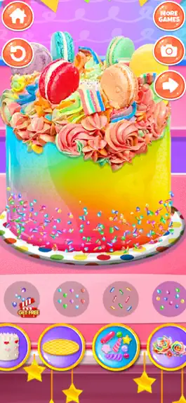 Game screenshot Rainbow Pastel Cake hack