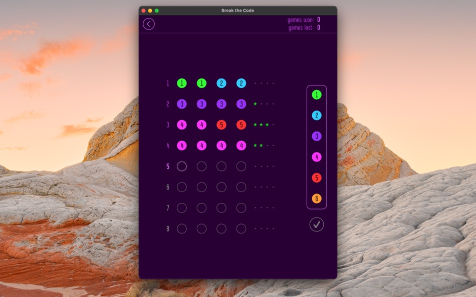 #3. Break-the-Code (macOS) Podle: Nestor Borgo
