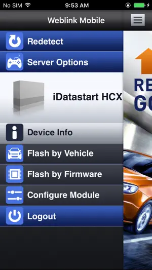 Weblink Mobile screenshot 1
