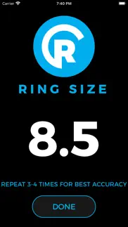 perfectfit® ring sizer iphone screenshot 4