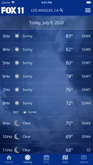 fox 11 los angeles: weather iphone screenshot 2