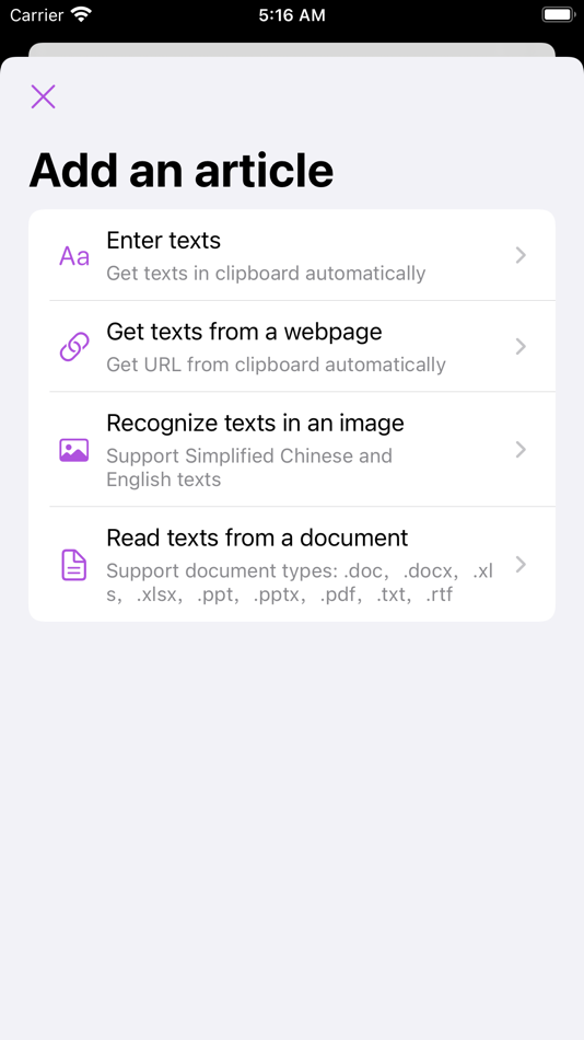 #3. ChaReader (iOS) By: Kuixi Song