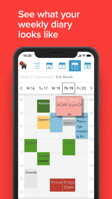SuperOffice Pocket CRM Screenshot