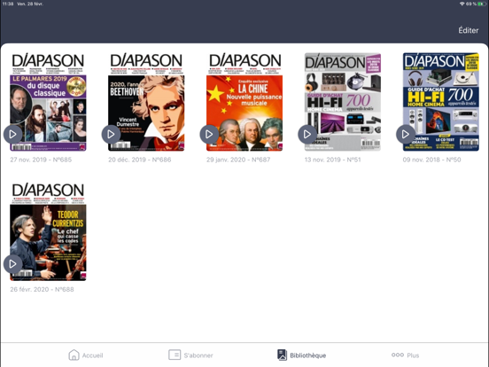 Diapason Magazine iPad app afbeelding 3