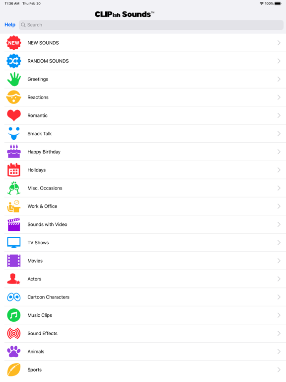 CLIPish Sounds iPad screenshot 8 - Social Networking app