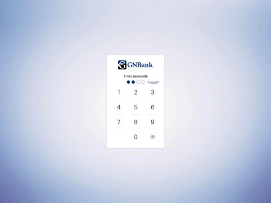 GNBank Mobile Banking iPad screenshot 2 - Finance app