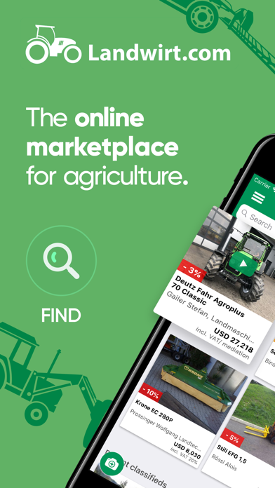 Landwirt.com Tractor Market Screenshot