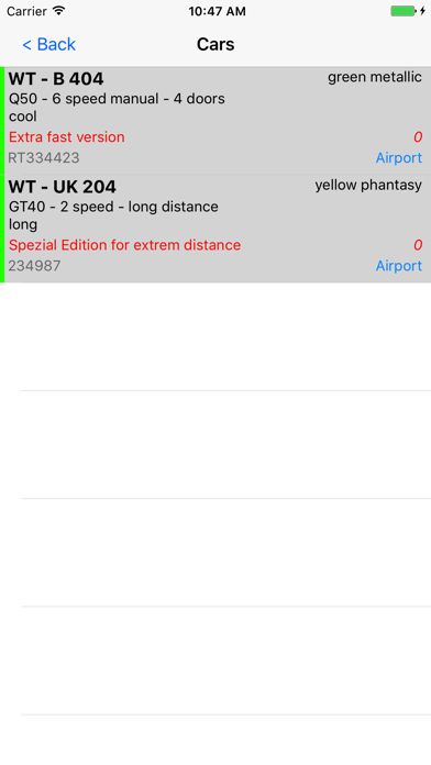 Car Booking Screenshot