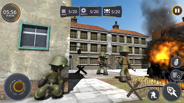 Stickman WW2 Duty - FPS screenshot-3