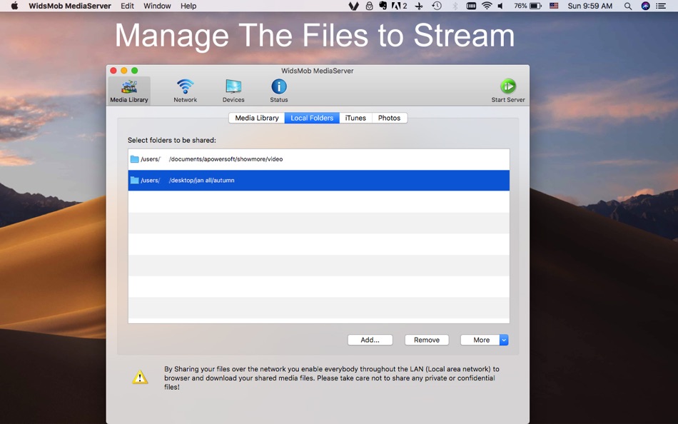 #2. WidsMob MediaServer (macOS) 由: WidsMob Technology Co., Limited