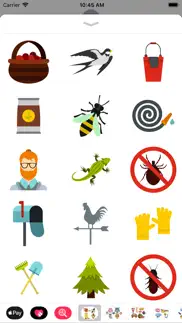 100 gardening stickers iphone resimleri 4