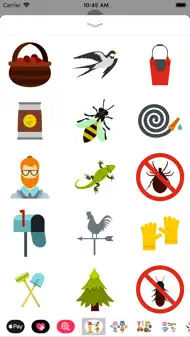 100 Gardening Stickers iphone bilder 3