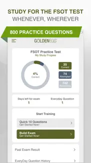 How to cancel & delete fsot practice test 4