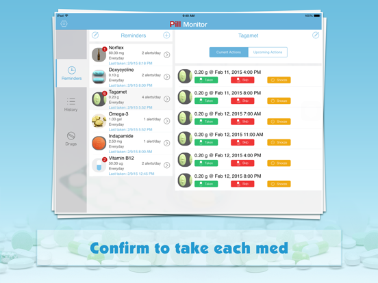 Screenshot #4 pour Pill Monitor Pro for iPad