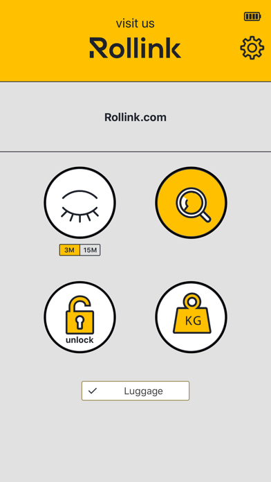 Rollink smart luggage screenshot 2