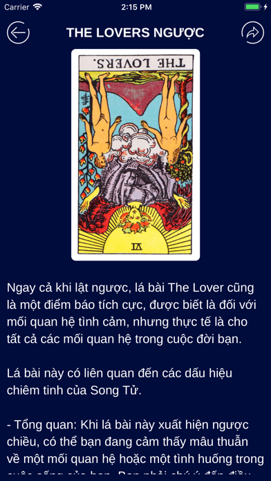 Screenshot #3 pour Bói Bài Tarot và Oracle