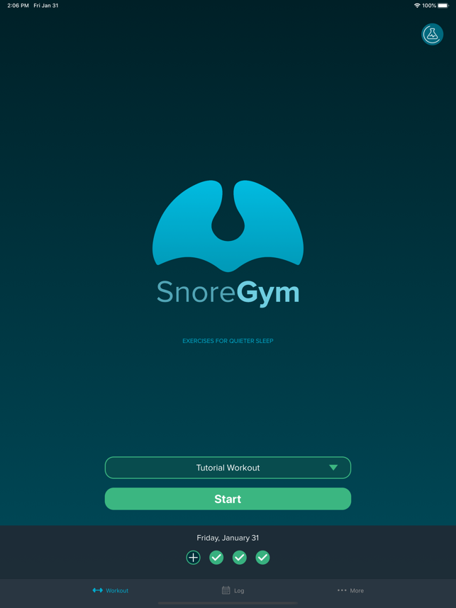 ‎SnoreGym : Намалете хъркането си Екранна снимка