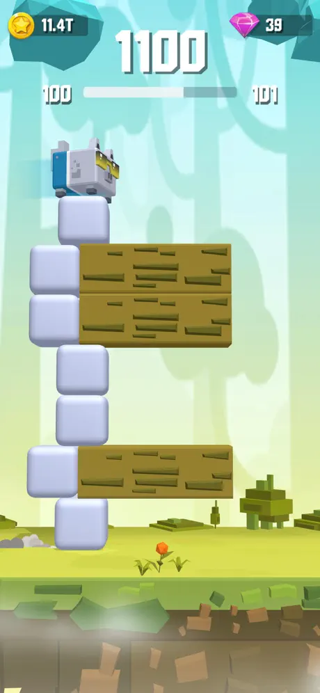Square Rush 3D - Perfect Cross