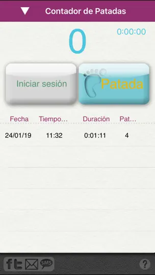 Captura de pantalla de IPregnant Lite en iPhone 8