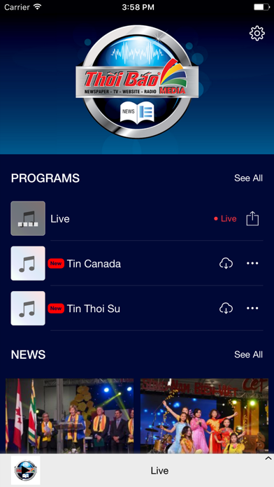 Thoi Bao Radio Official Screenshot 1 - AppWisp.com Thoi Bao Radio Official Screenshot 1 - AppWisp.com