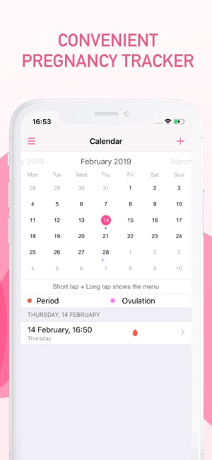 W Сalendar - Period Tracker(圖2)-速報App