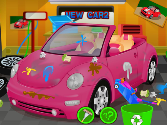 Super car wash game & mechanic iPad screenshot 5 - Games app