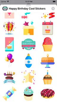 Happy Birthday Cool Stickers iphone bilder 3