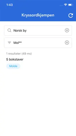 Game screenshot Kryssordkjempen hack